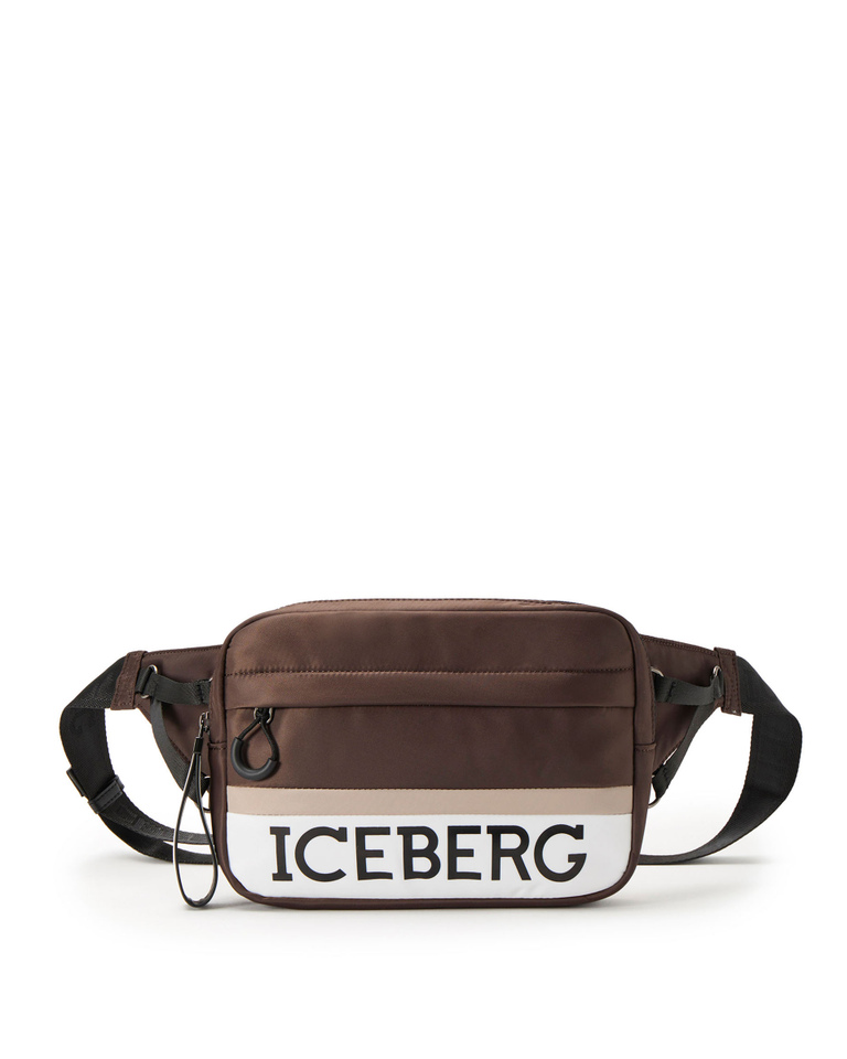 Bumbag with institutional logo - Bags & Belts | Iceberg - Official Website