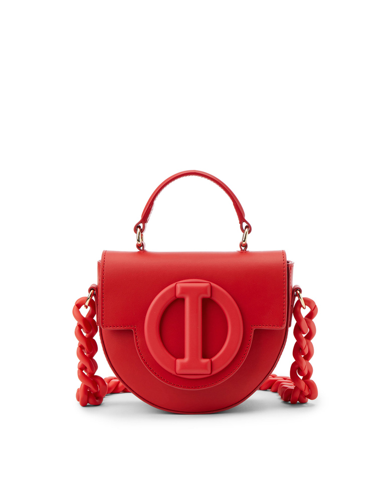 I monogram red mini crossbody bag - Bags & Belt | Iceberg - Official Website