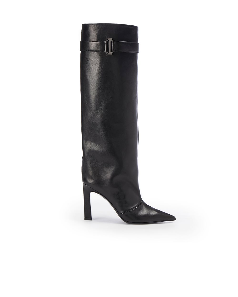 Leather boots with strap - Accessories | Iceberg - Official Website