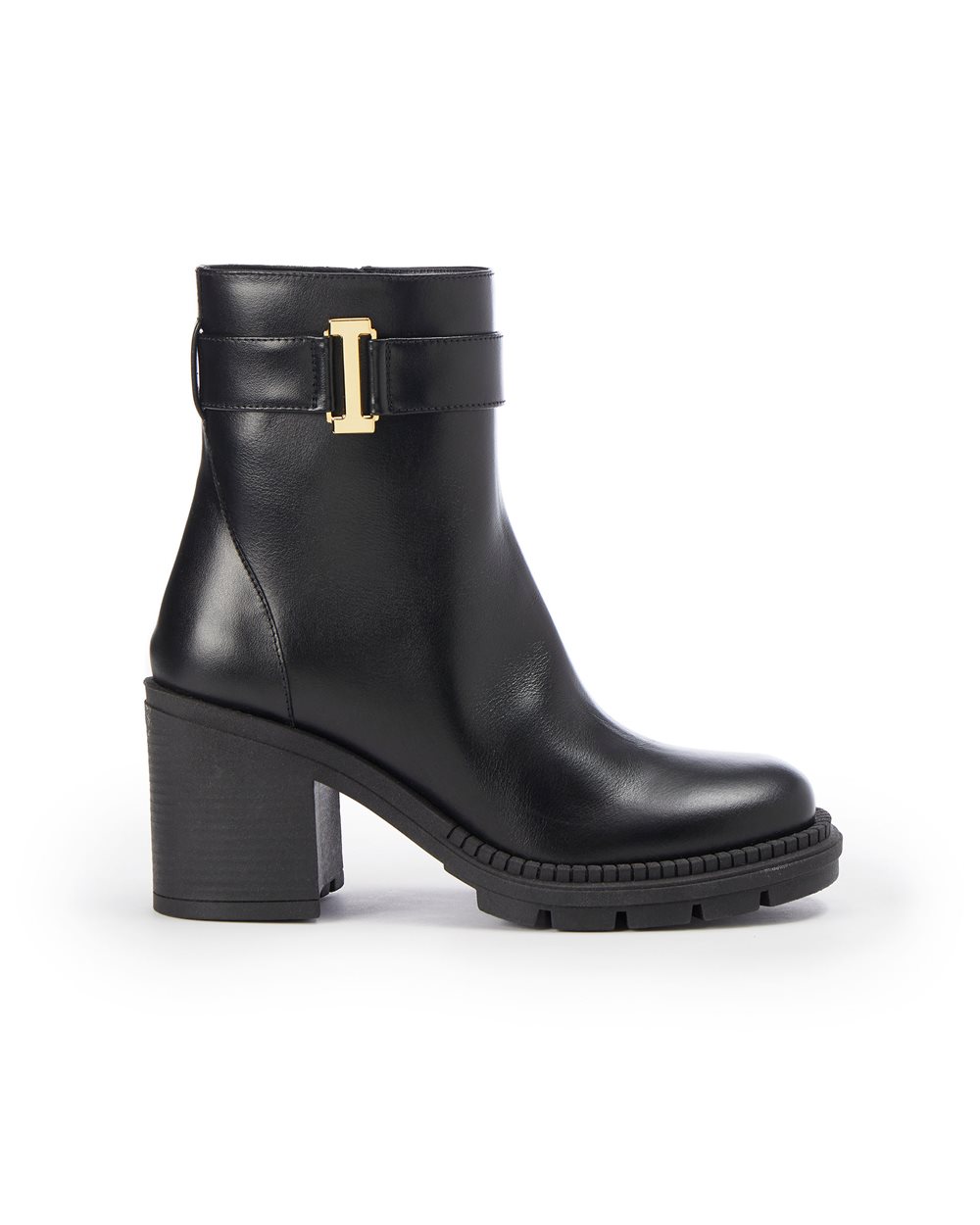 Black ankle boots with logo - SHOES | Iceberg - Official Website