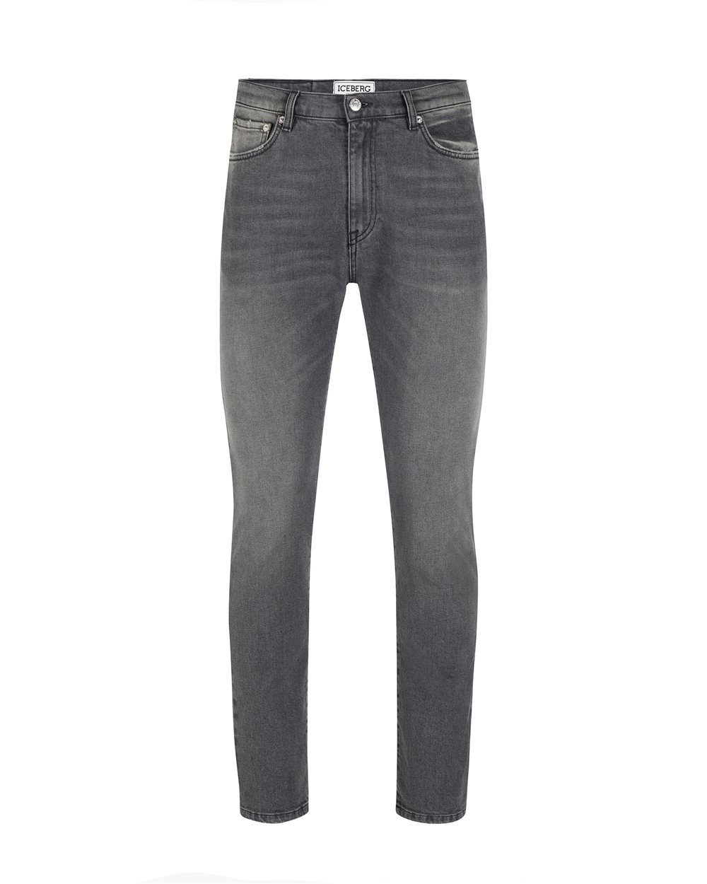 Faded black 5-pocket jeans | Iceberg - Official Website