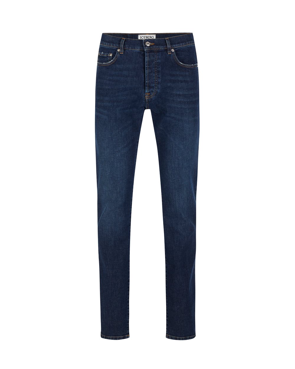 Classic 5-pocket blue jeans - Trousers | Iceberg - Official Website