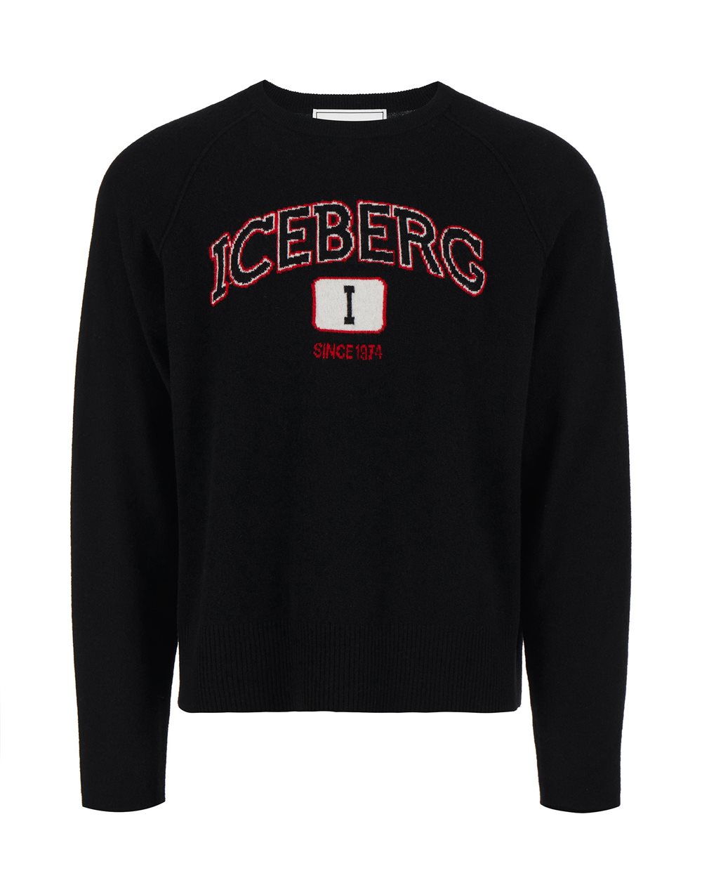 Wool sweater with logo | Iceberg - Official Website