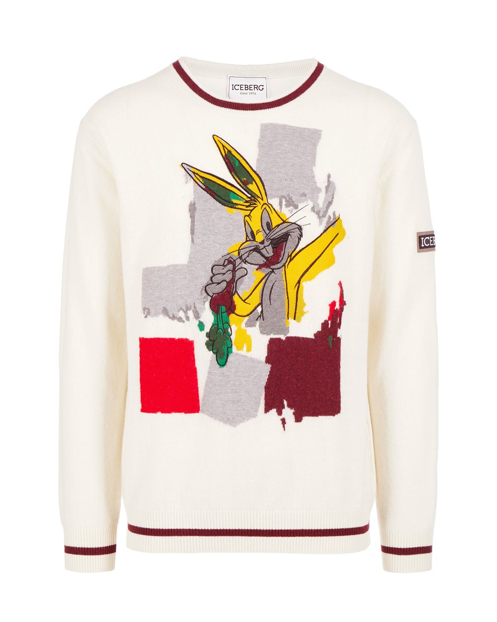 Sweater with cartoon detail - LOONEY TUNES MAN | Iceberg - Official Website