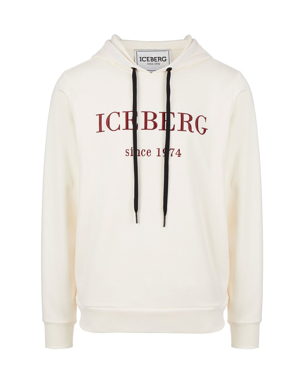 Hooded sweatshirt with logo - Man | Iceberg - Official Website