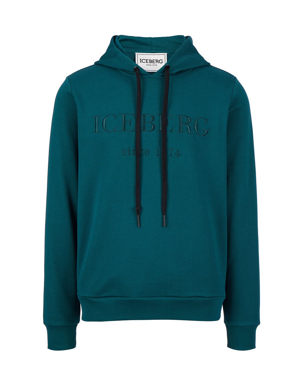 Sweatshirt with hood and logo - MAN | Iceberg - Official Website