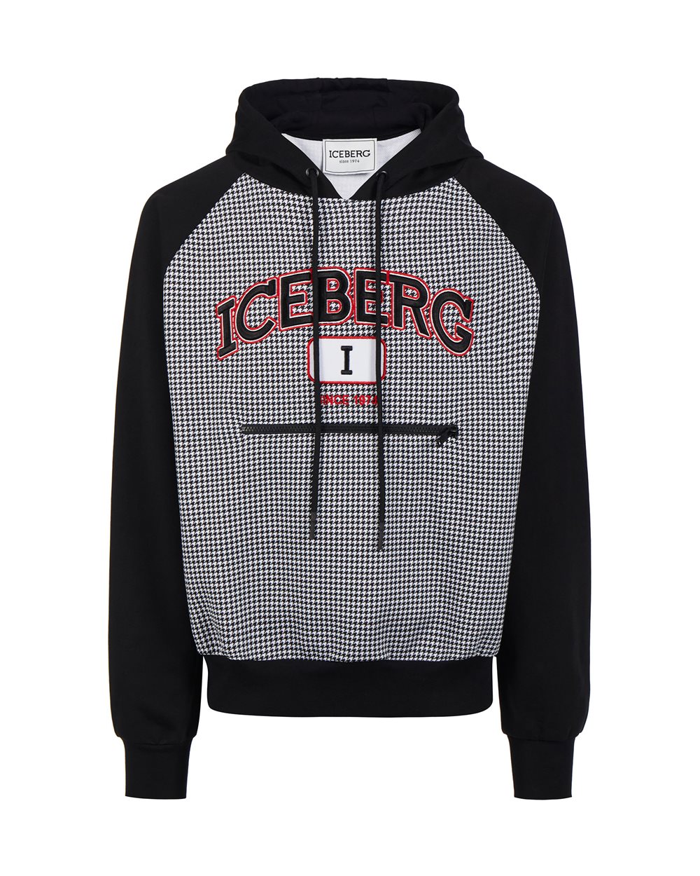 Hooded sweatshirt with cartoon detail - Sweatshirts | Iceberg - Official Website