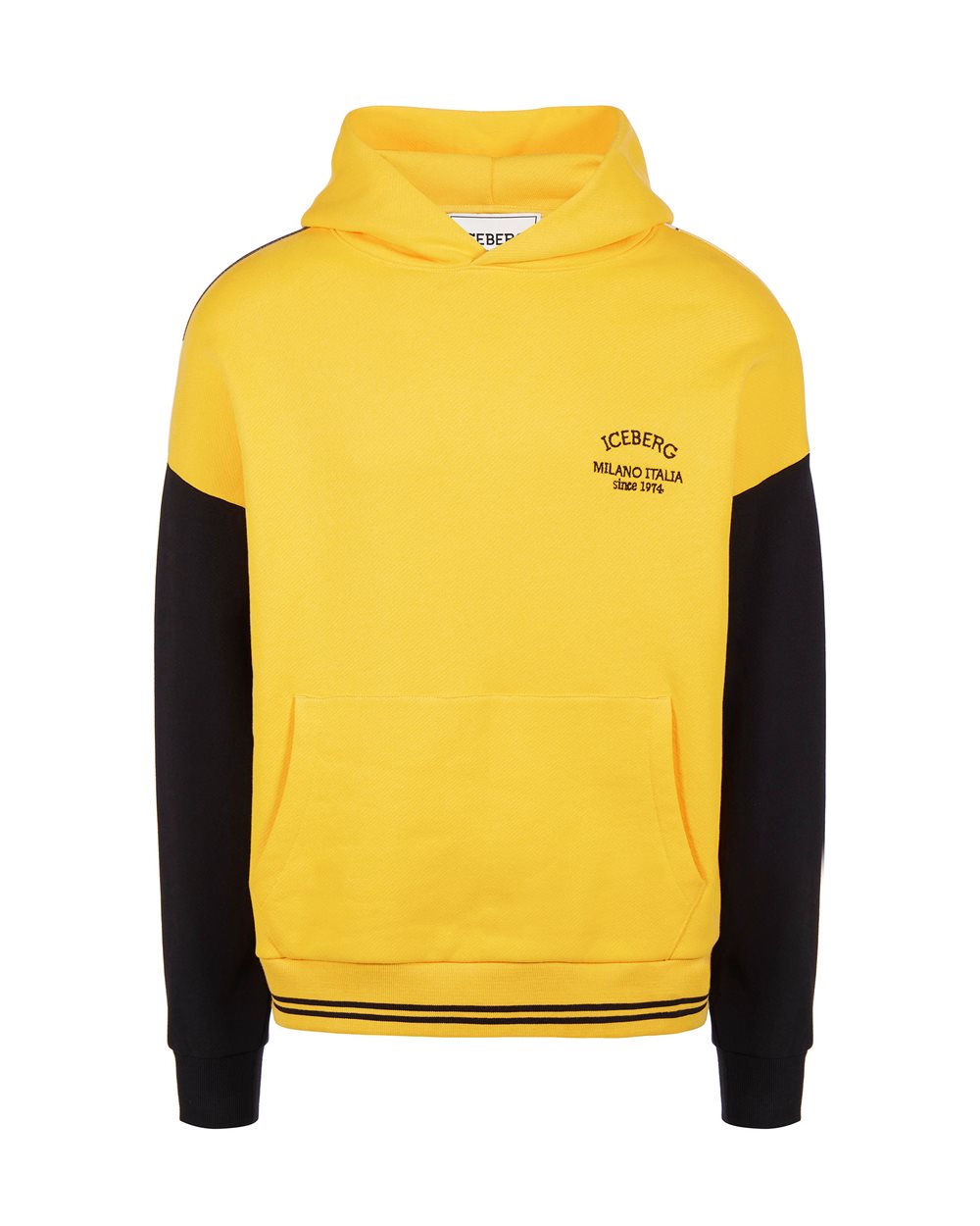 Hooded sweatshirt with cartoon detail - Clothing | Iceberg - Official Website