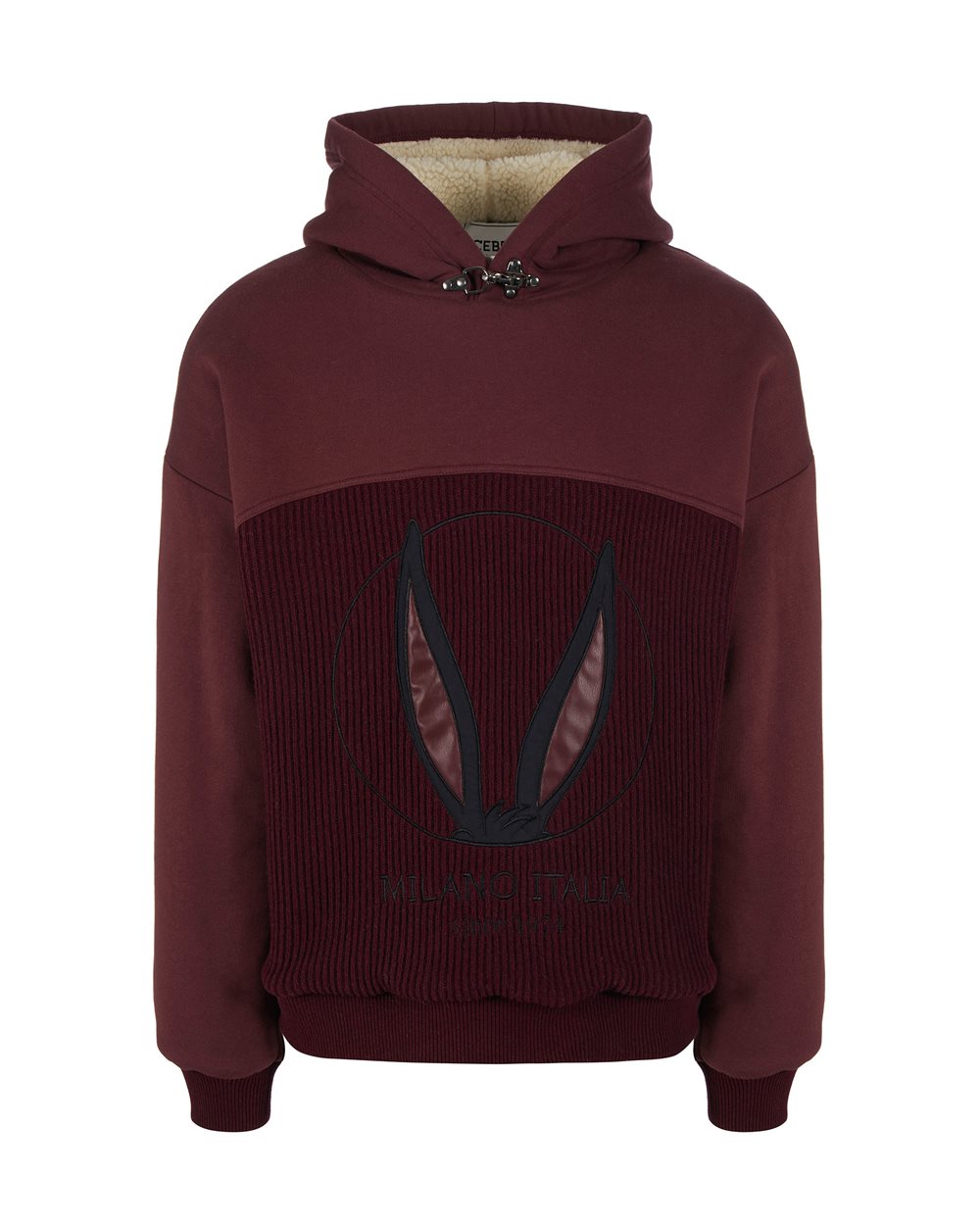 Hooded sweatshirt with cartoon detail - SWEATSHIRTS | Iceberg - Official Website