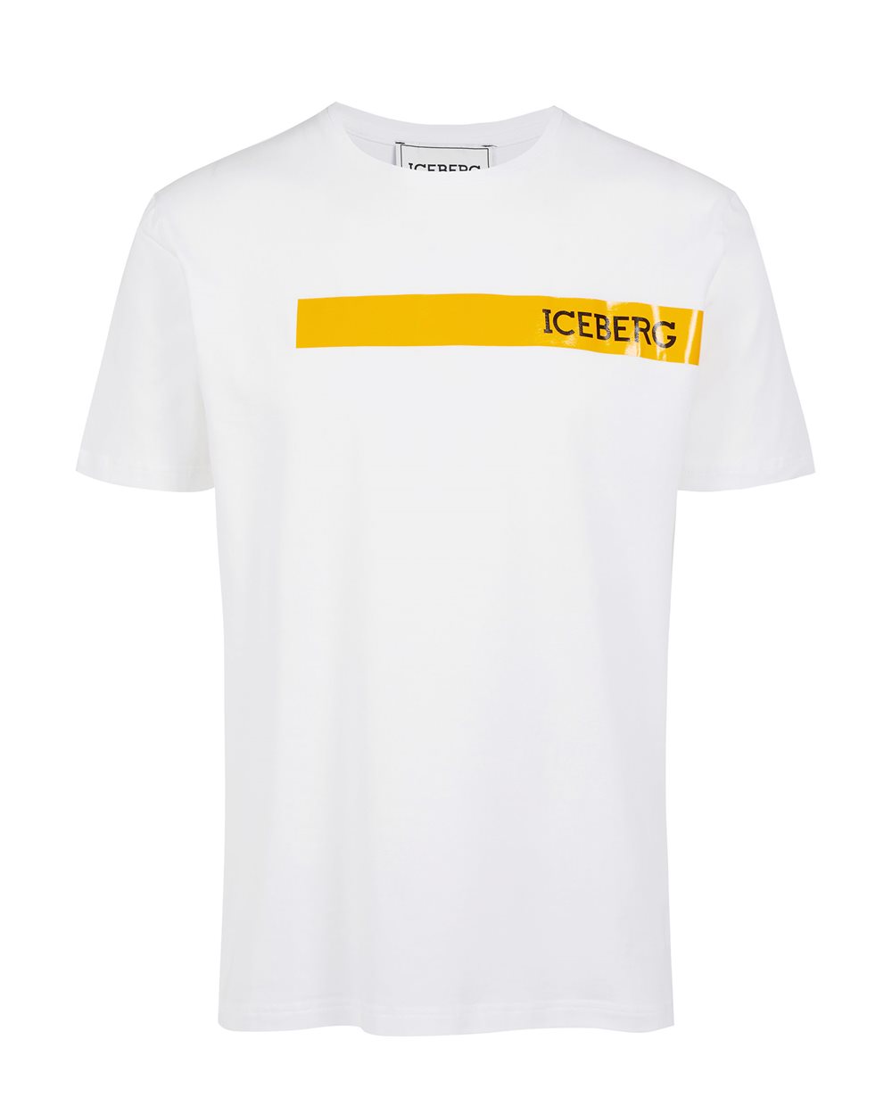 White T-shirt with logo - MAN | Iceberg - Official Website