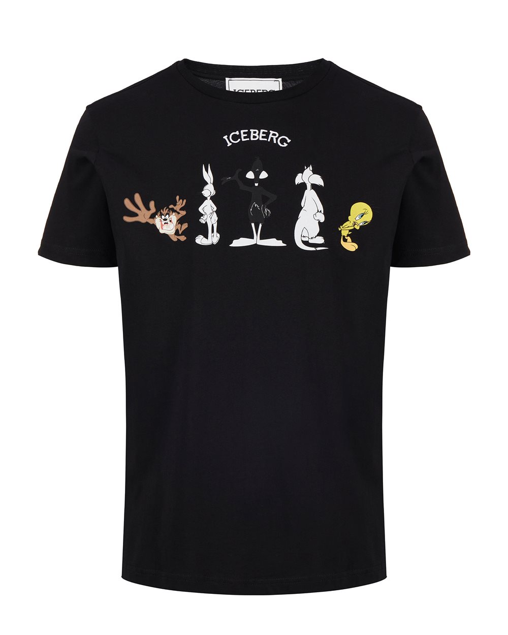 T-shirt with logo and cartoon graphics - Clothing | Iceberg - Official Website