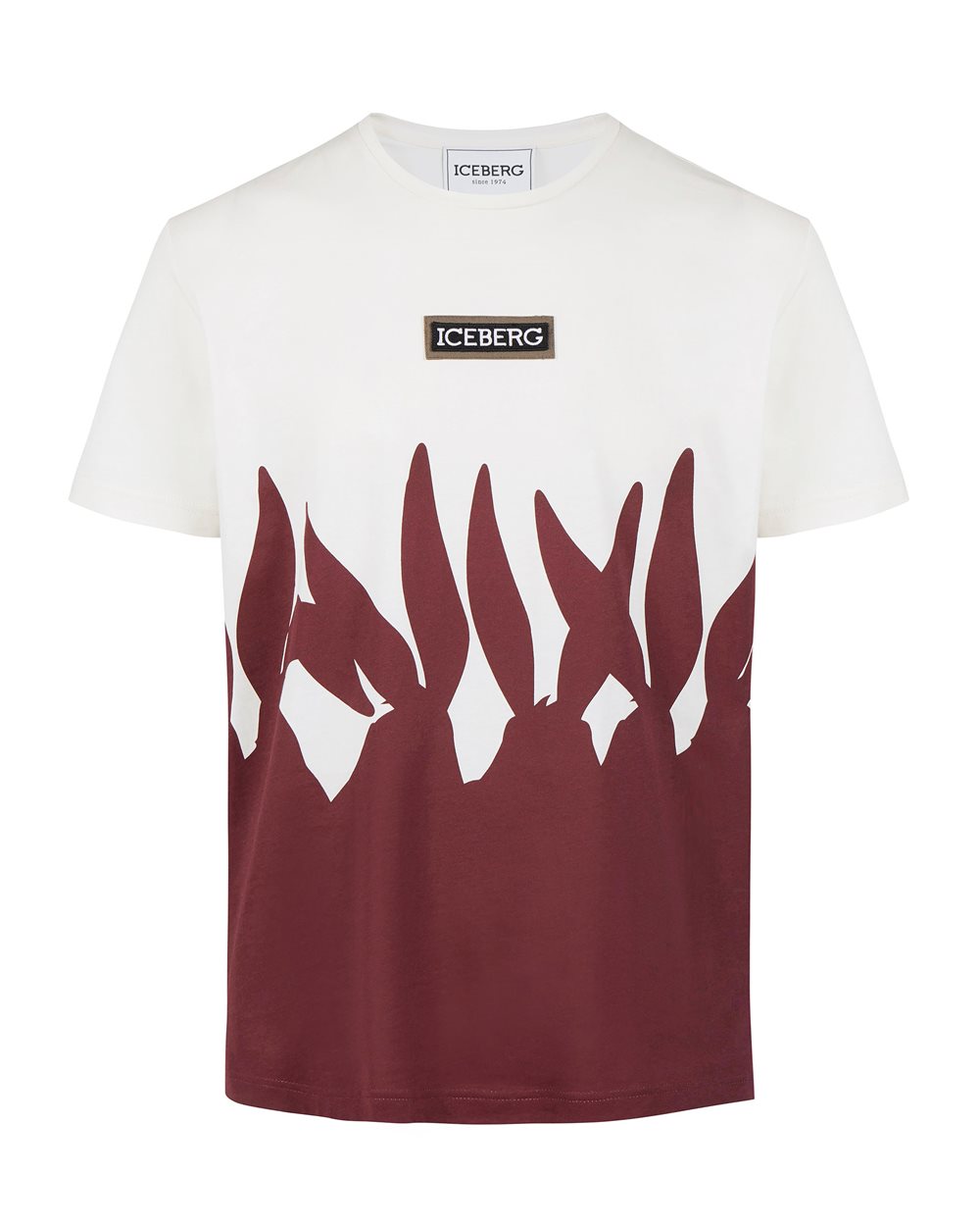 T-shirt with cartoon detail - T-shirts & polo | Iceberg - Official Website
