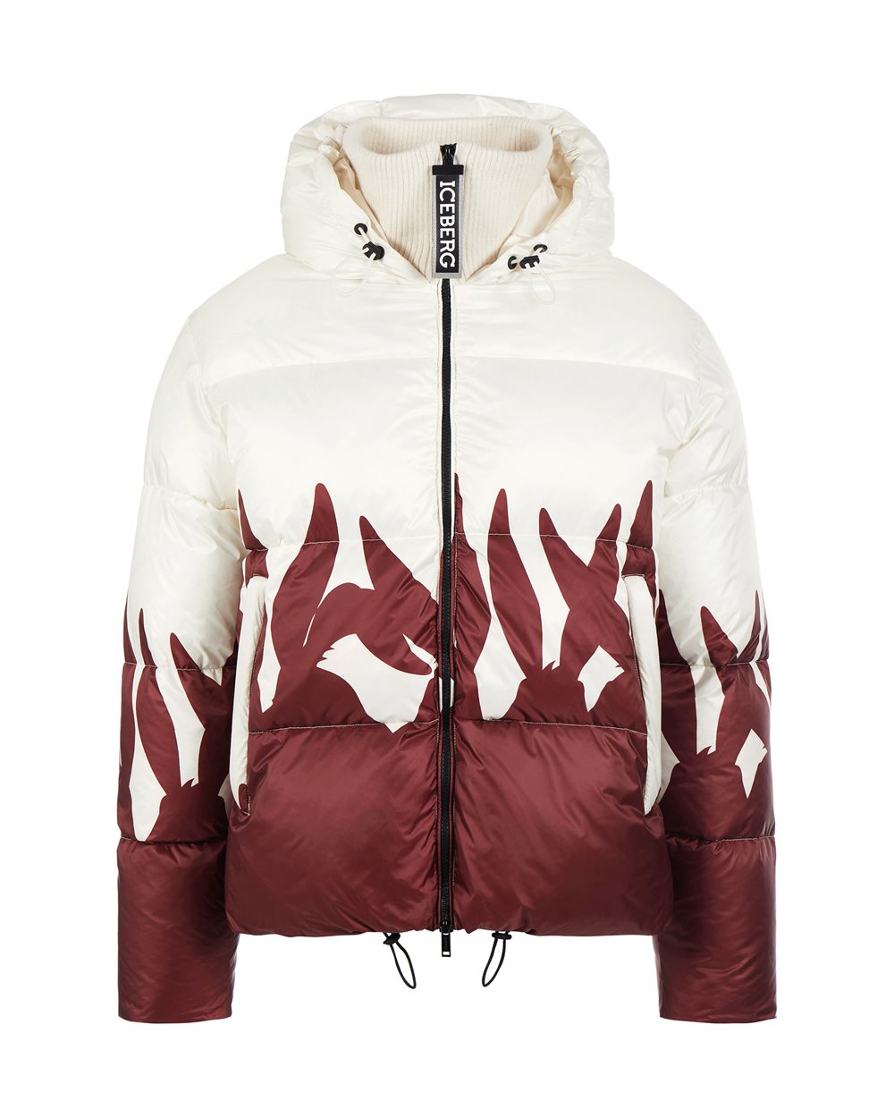 Padded jacket with cartoon details - OUTERWEAR | Iceberg - Official Website