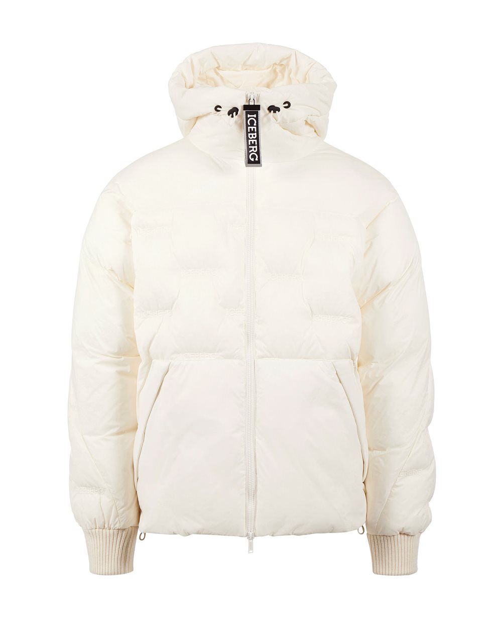 Padded jacket with hood - OUTERWEAR | Iceberg - Official Website