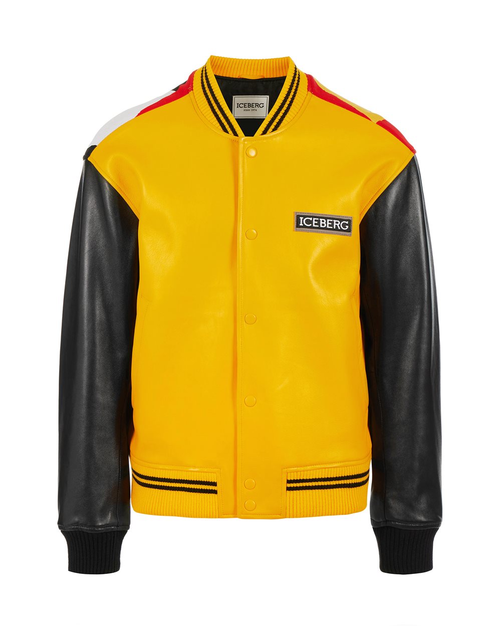 Bomber jacket with cartoon details and logo - LOONEY TUNES MAN | Iceberg - Official Website