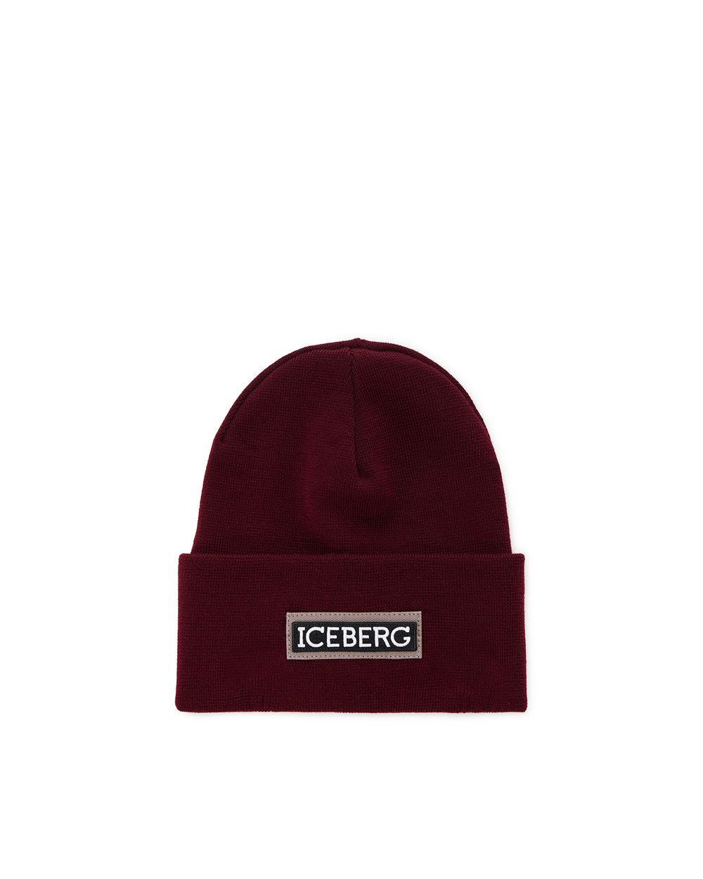 Wool beanie with logo - ACCESSORIES | Iceberg - Official Website