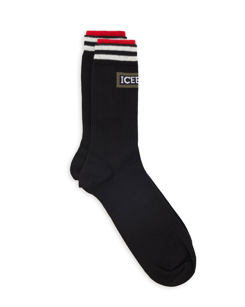 Cotton socks with logo - carosello HP man accessories | Iceberg - Official Website