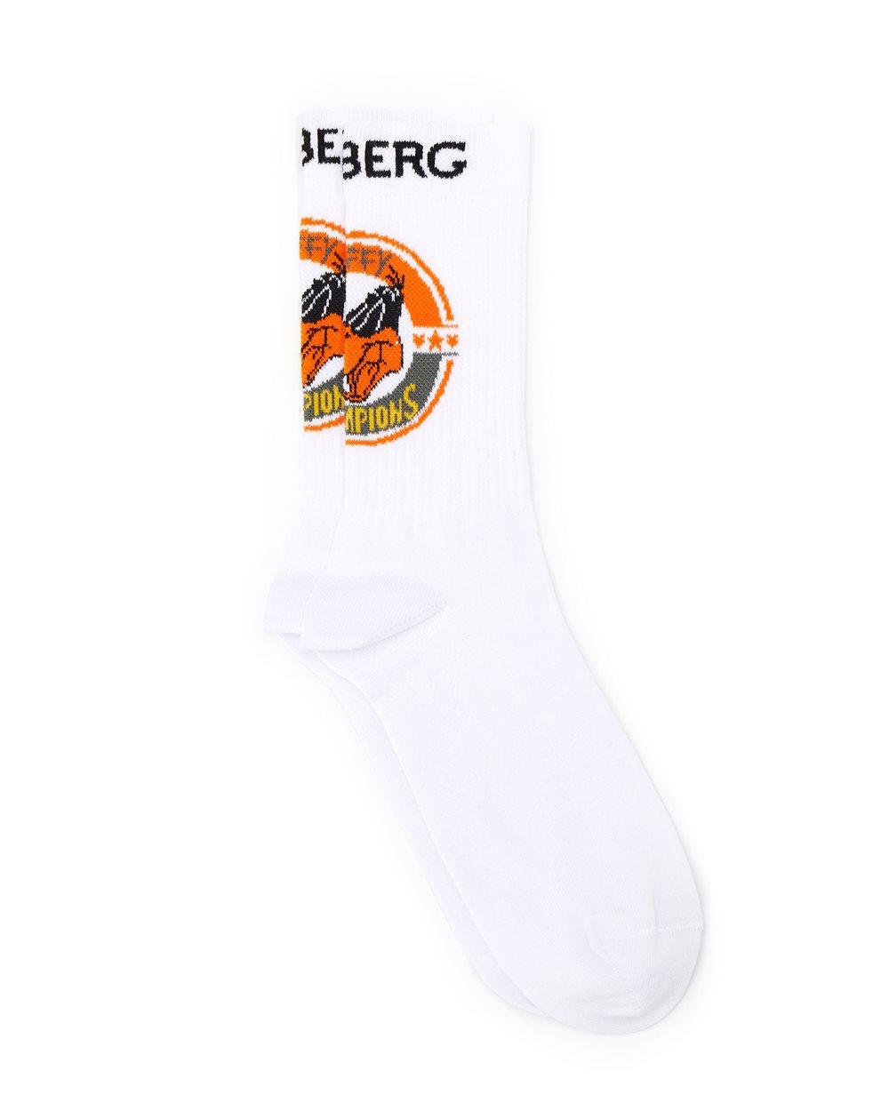 Cotton socks with cartoon detail and logo - GIFT GUIDE  | Iceberg - Official Website