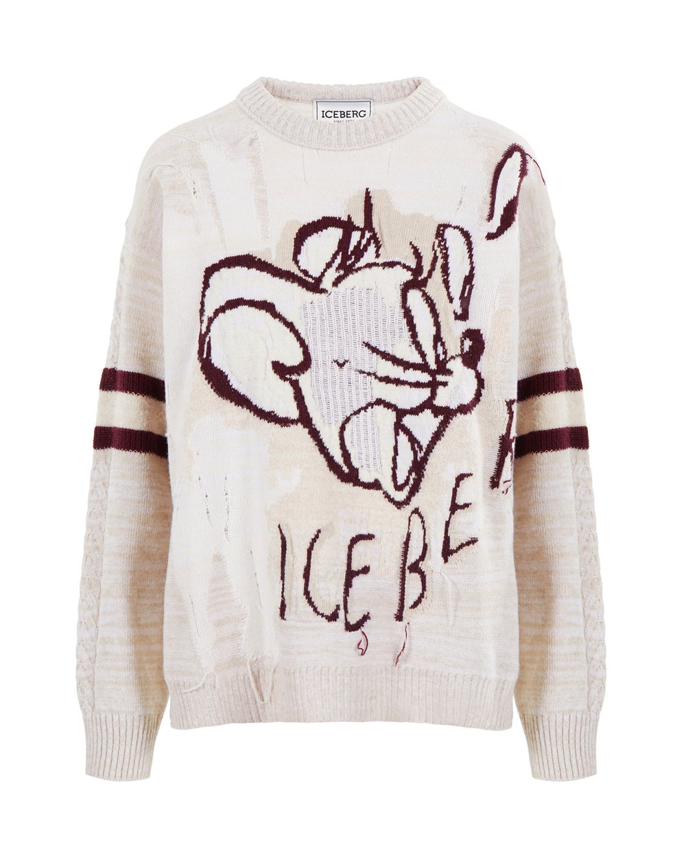 Sweater with cartoon detail - per abilitare | Iceberg - Official Website