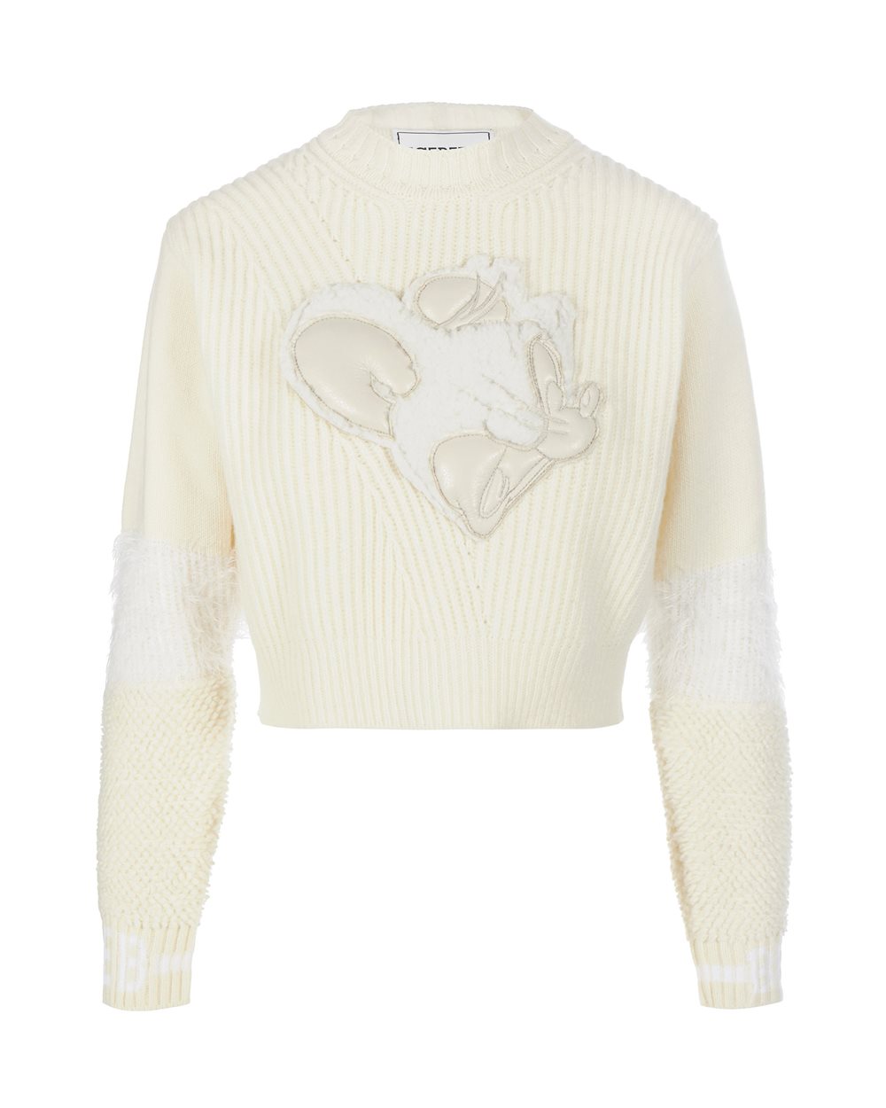 Sweater with cartoon detail - Fashion Show Woman | Iceberg - Official Website
