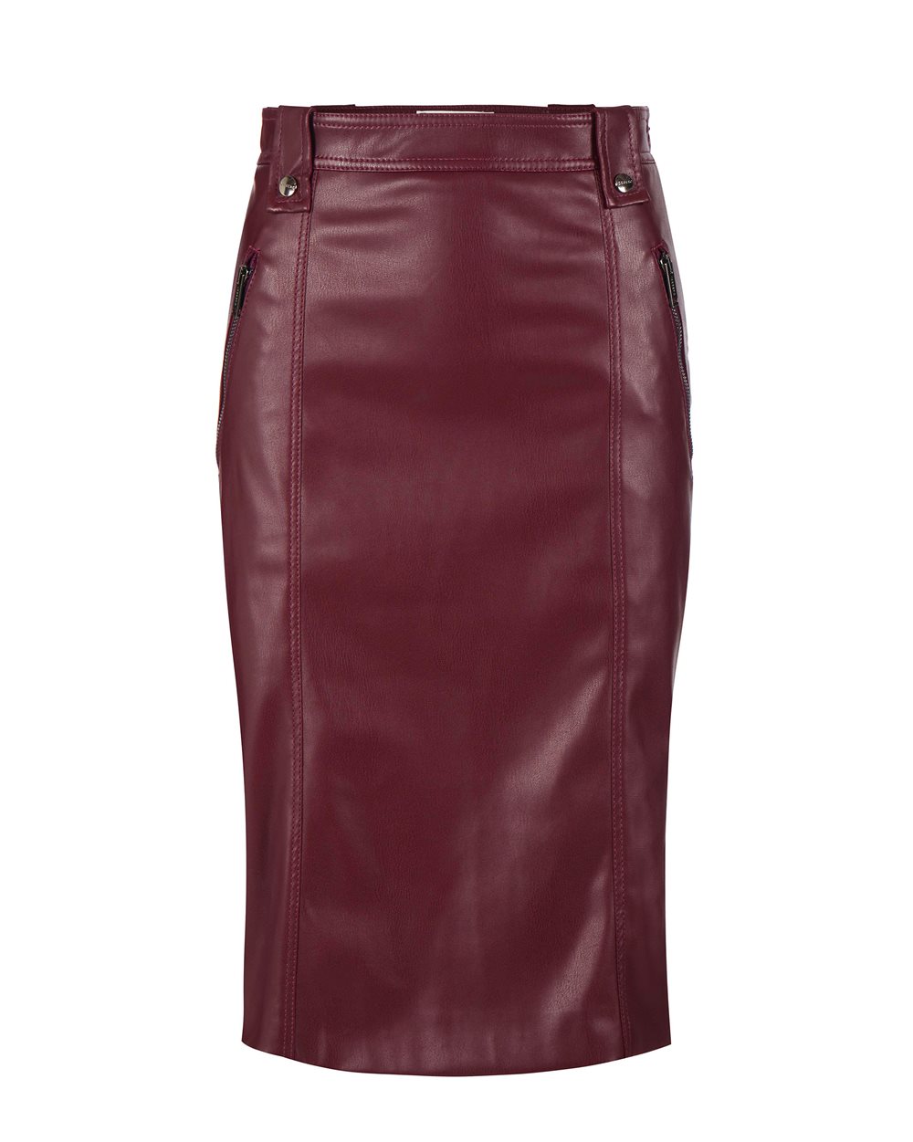 Eco-leather pencil skirt - Dresses & Skirts | Iceberg - Official Website