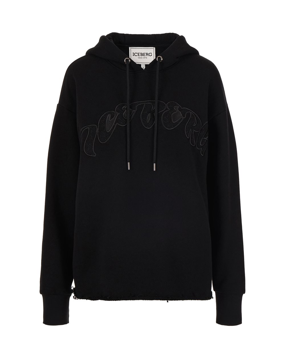 Sweatshirt with hood and logo - SWEATSHIRTS | Iceberg - Official Website