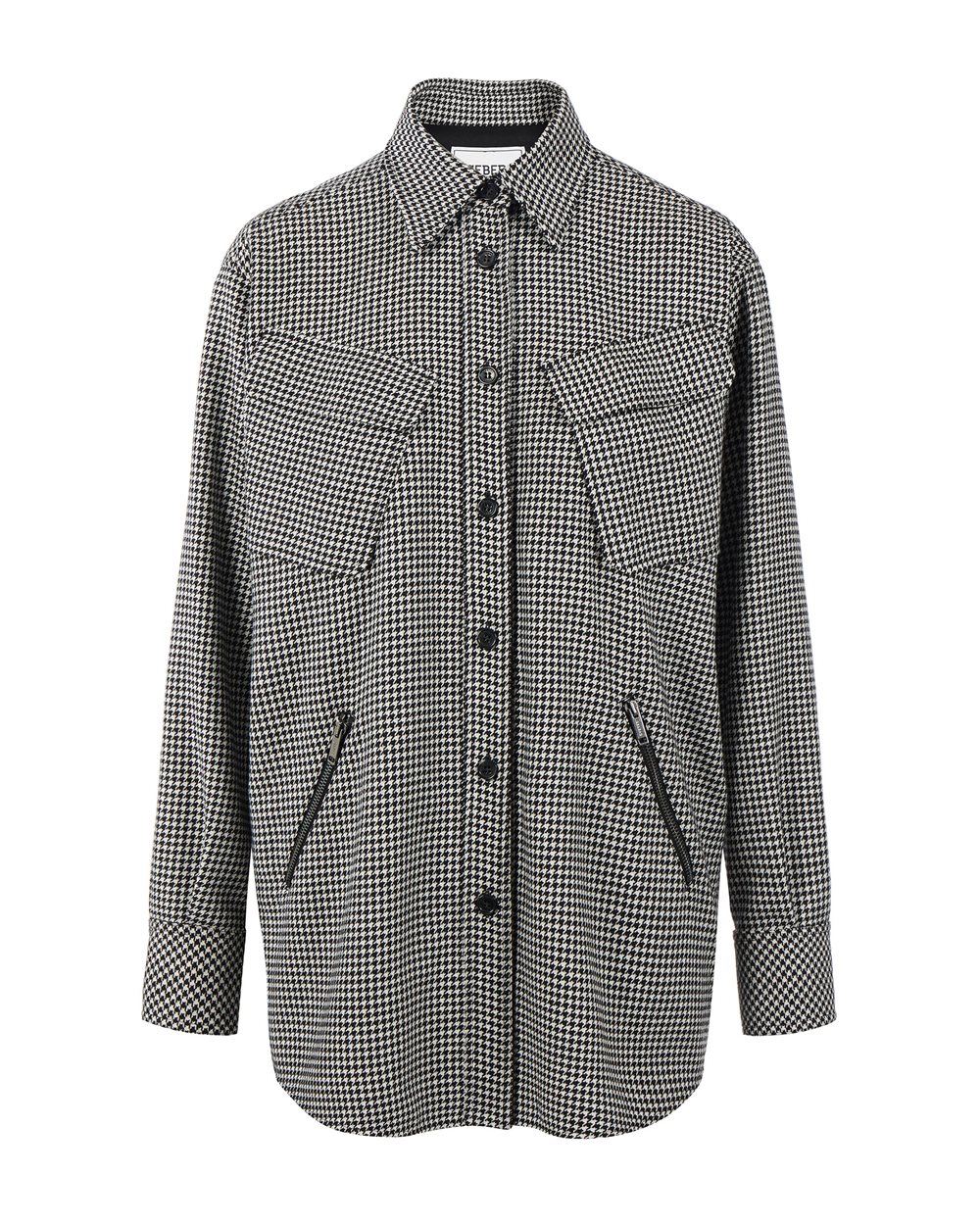 Shirt in pied de poule pattern - Clothing | Iceberg - Official Website