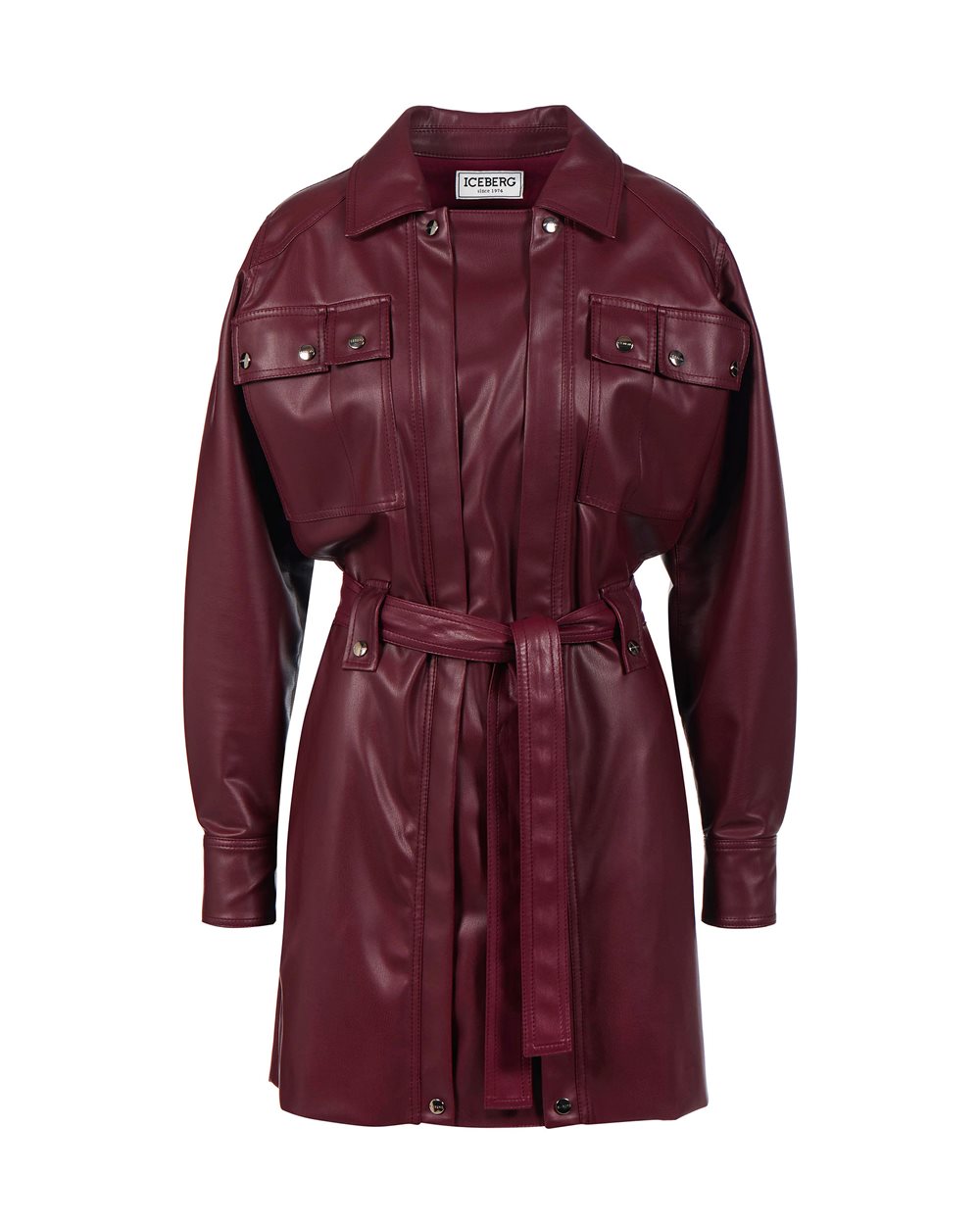 Eco-leather dress - Dresses & Skirts | Iceberg - Official Website