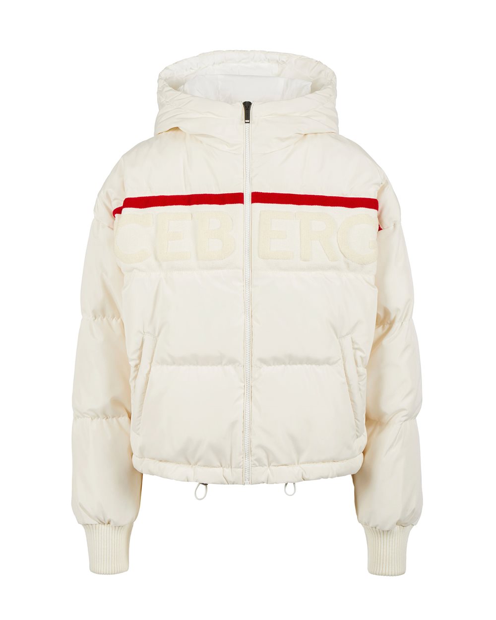 Quilted jacket with logo - Outerwear | Iceberg - Official Website