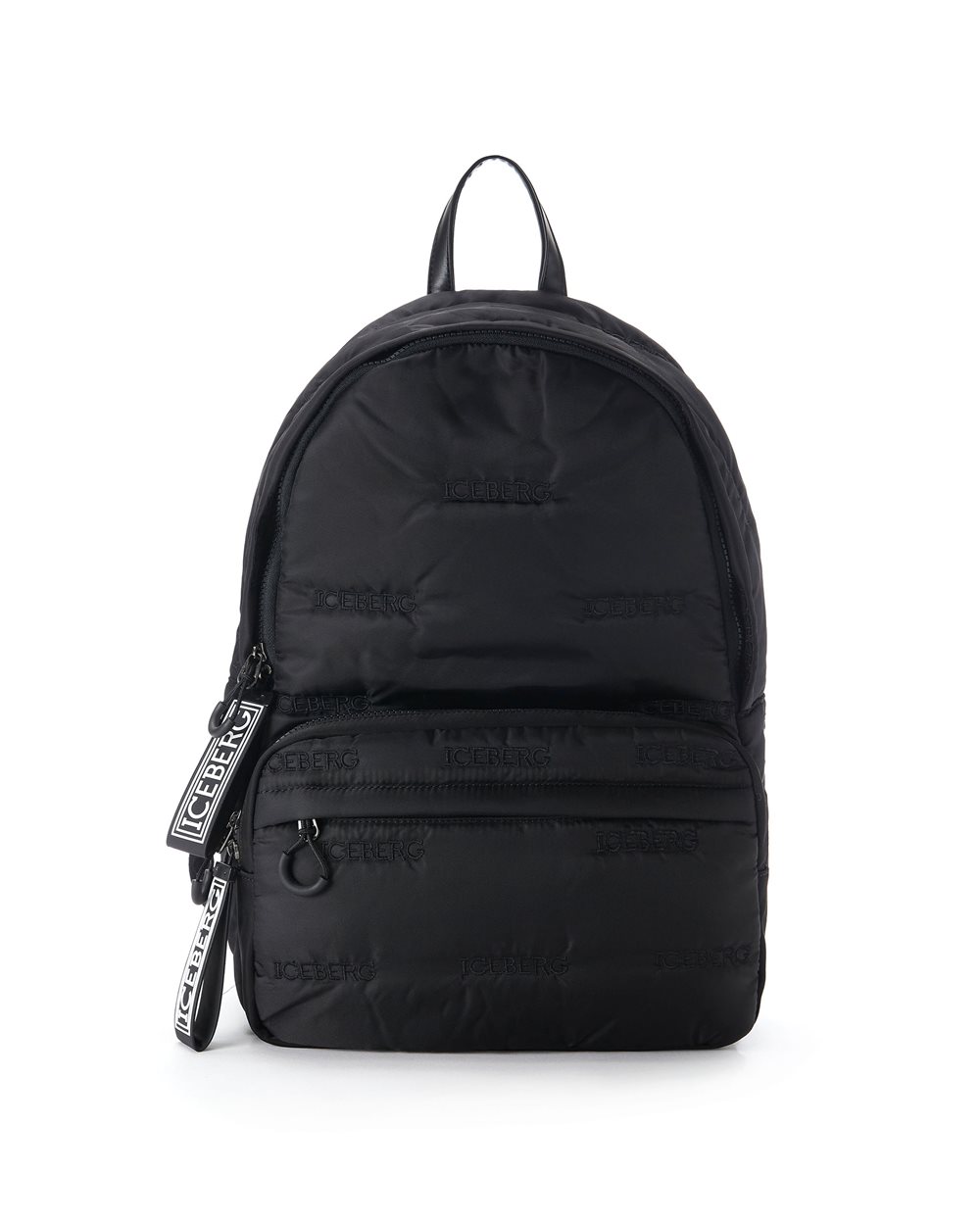 Nylon backpack with allover logo -  ( SECONDO STEP DE ) PROMO SALDI UP TO 50% | Iceberg - Official Website