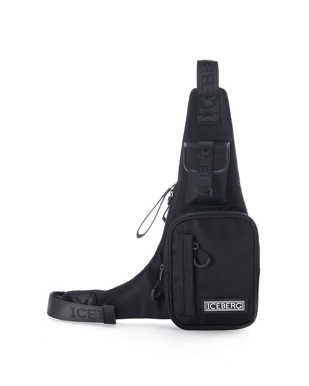 Multi-pocket pouch in nylon - Bags & Belts | Iceberg - Official Website