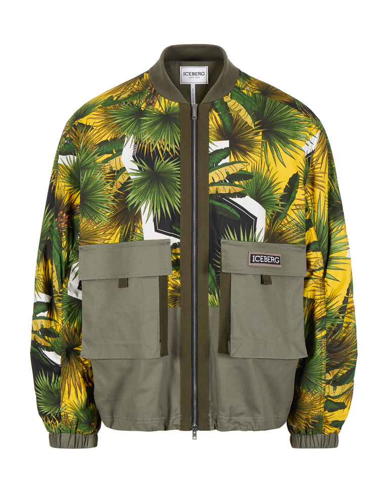 Palm print jacket - Outerwear | Iceberg - Official Website