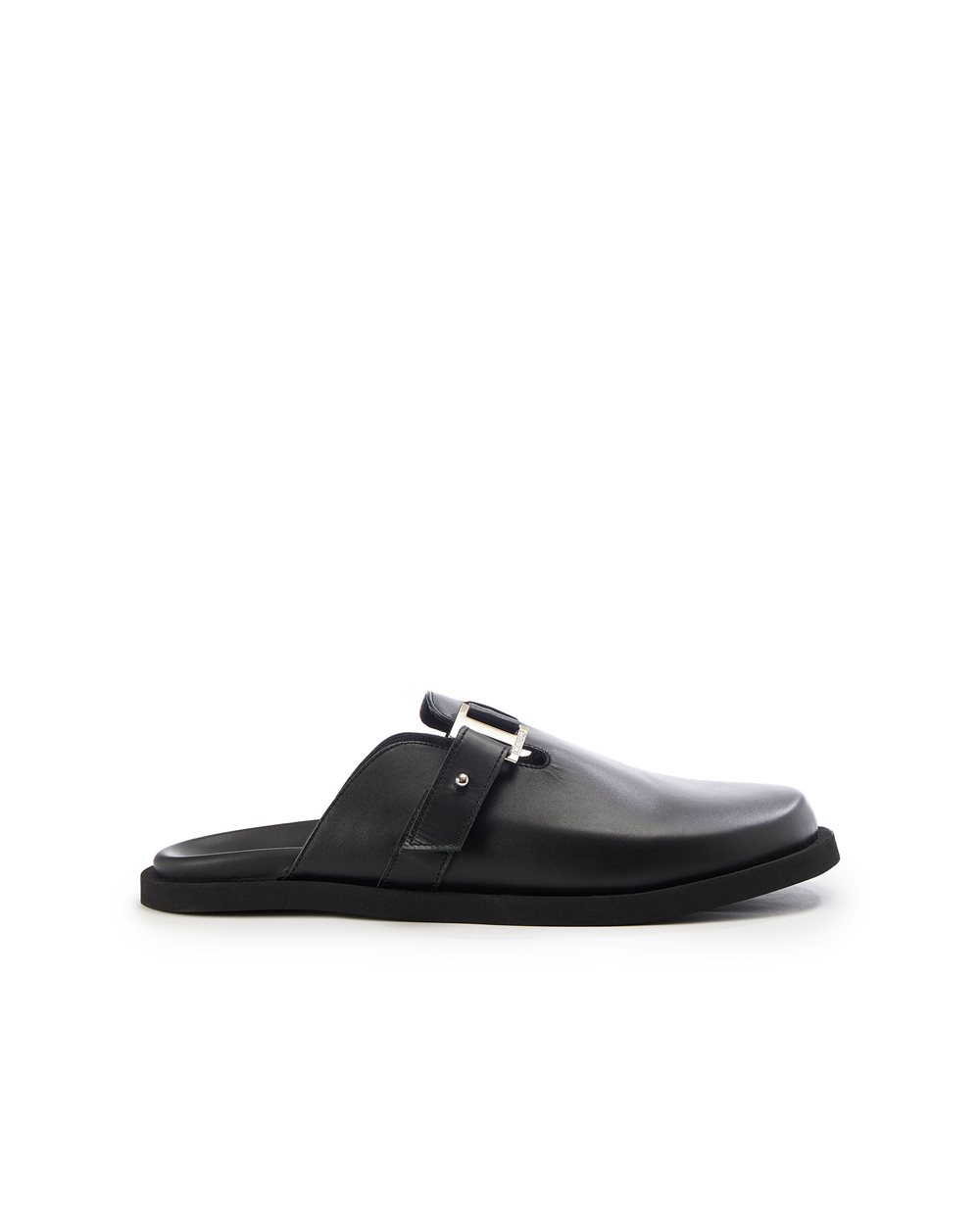 Leather mule with logo - Shoes & sneakers | Iceberg - Official Website