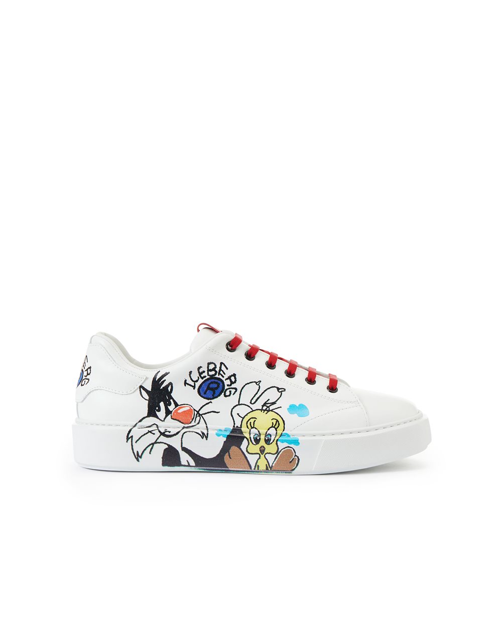 Carson sneakers with logo and cartoon graphics - Man | Iceberg - Official Website