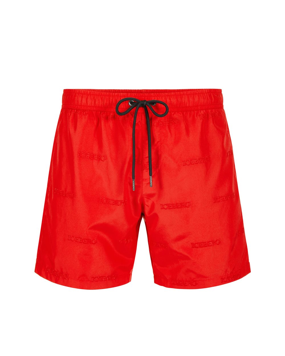 Boxer da bagno con logo allover - Beachwear | Iceberg - Official Website