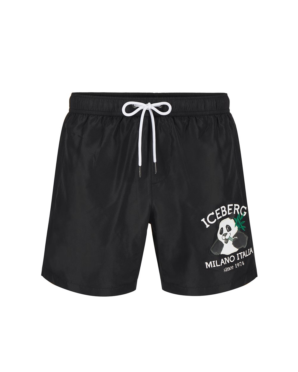 Swim trunks with logo - Beachwear | Iceberg - Official Website