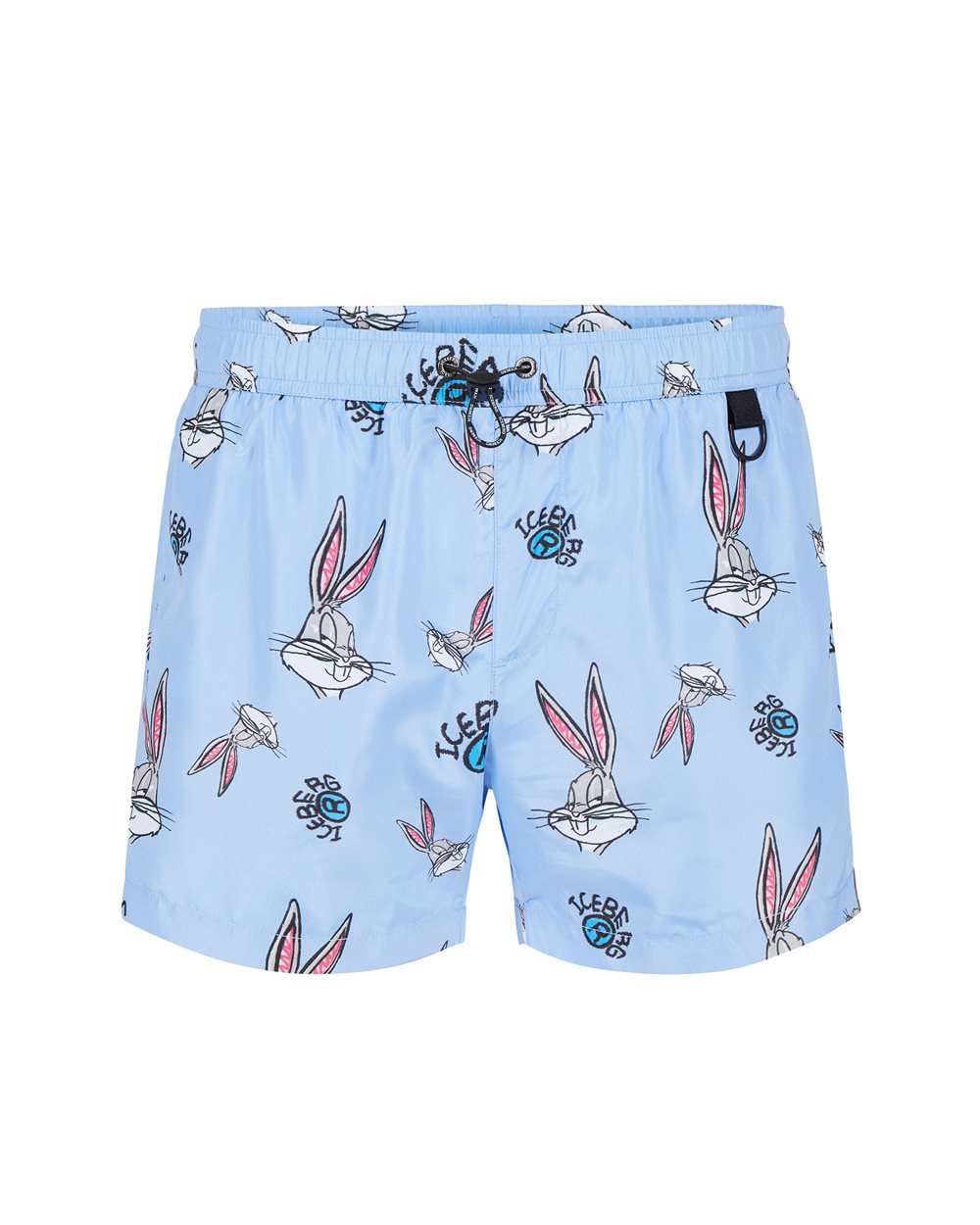 Swim shorts with logo and cartoon graphics - Beachwear | Iceberg - Official Website