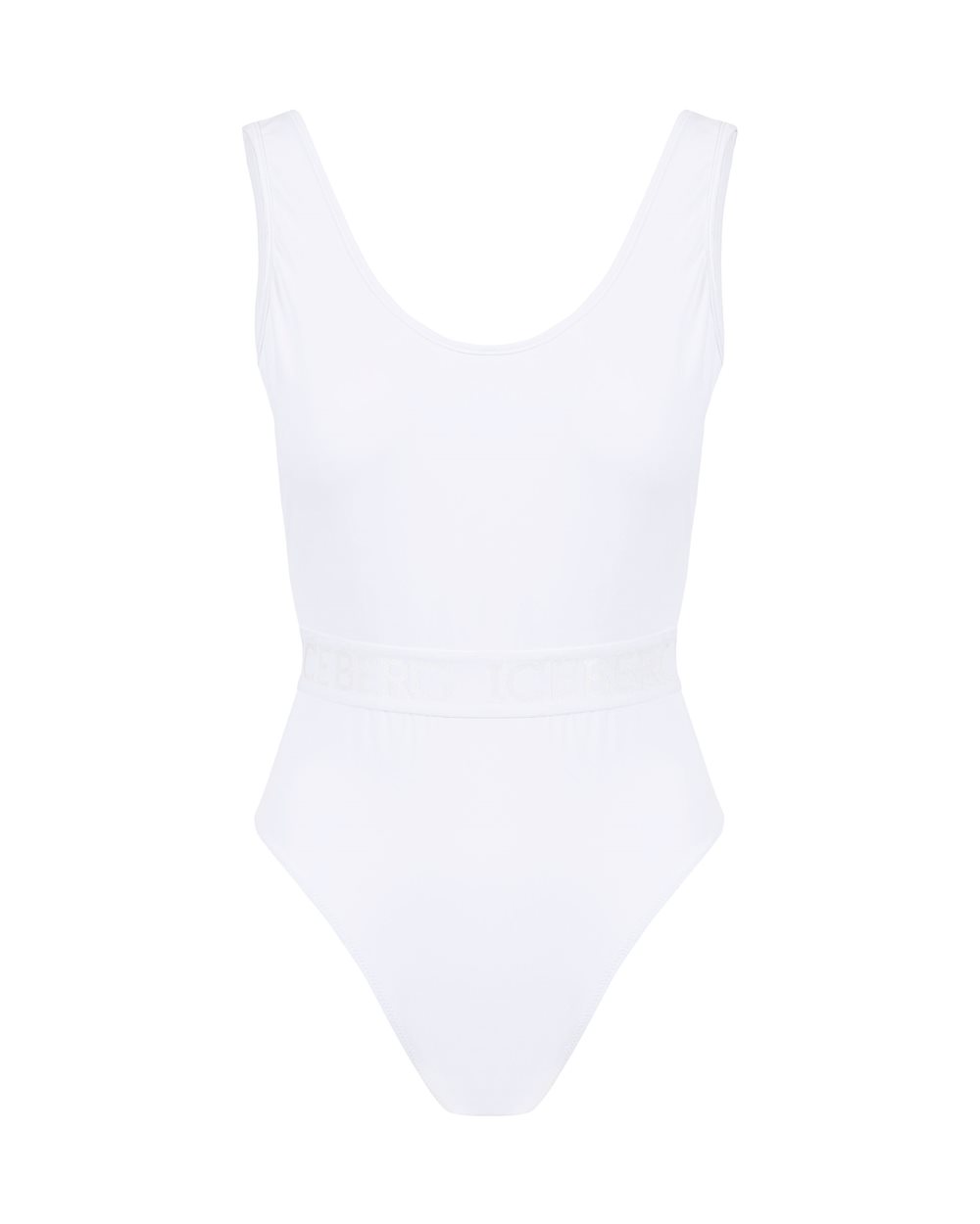 One-piece swimsuit with logo - Beachwear | Iceberg - Official Website