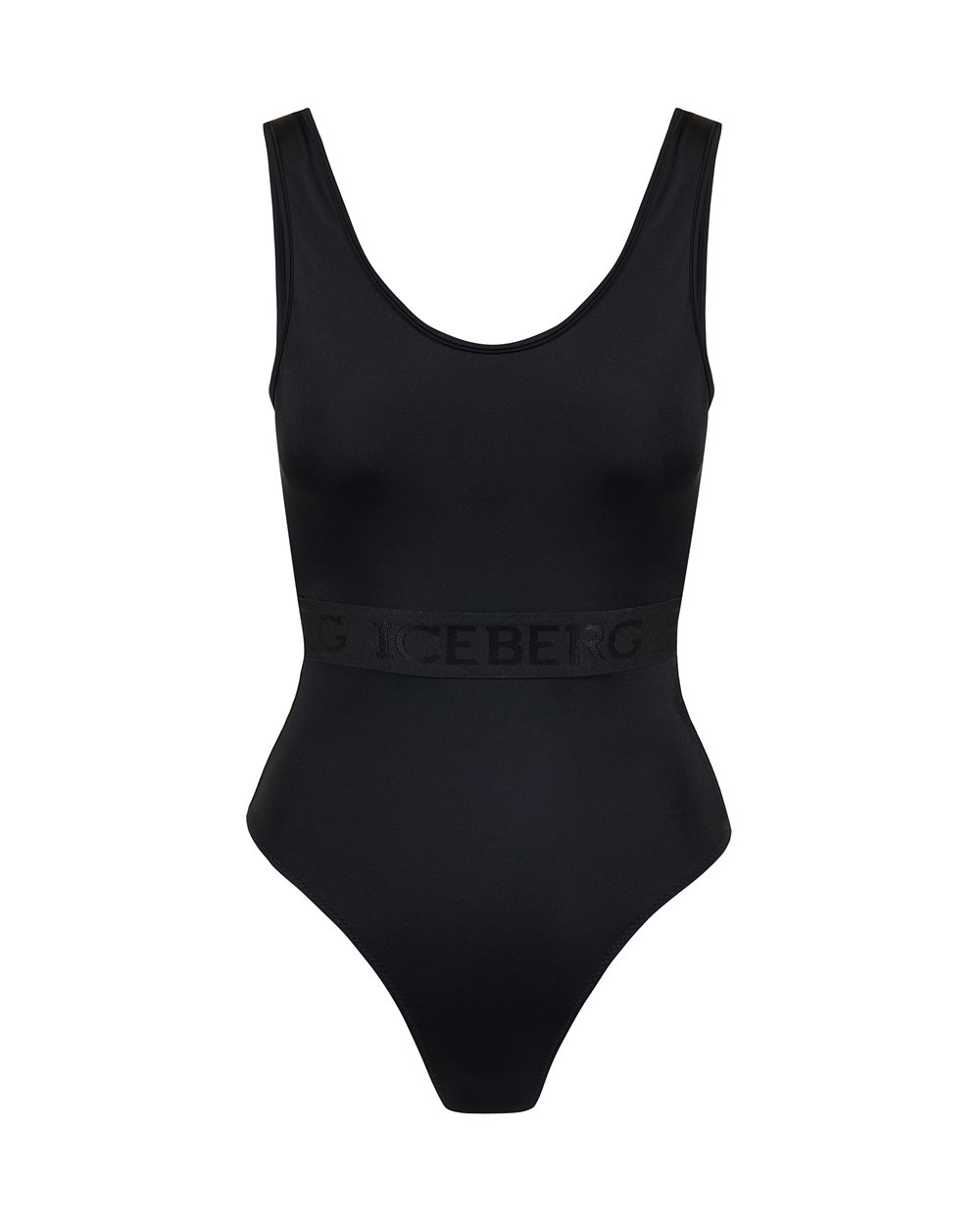 One-piece swimsuit with logo - Beachwear | Iceberg - Official Website