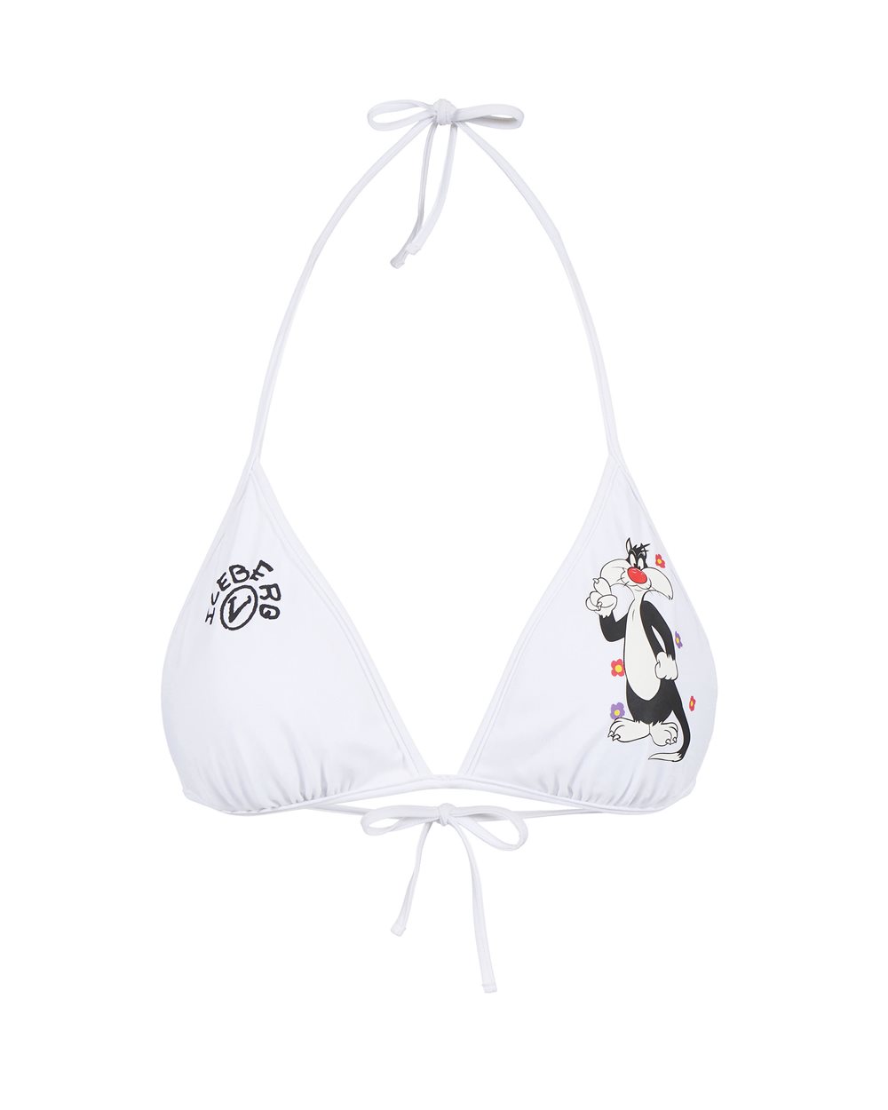 Swim top with logo and cartoon graphics - Beachwear | Iceberg - Official Website