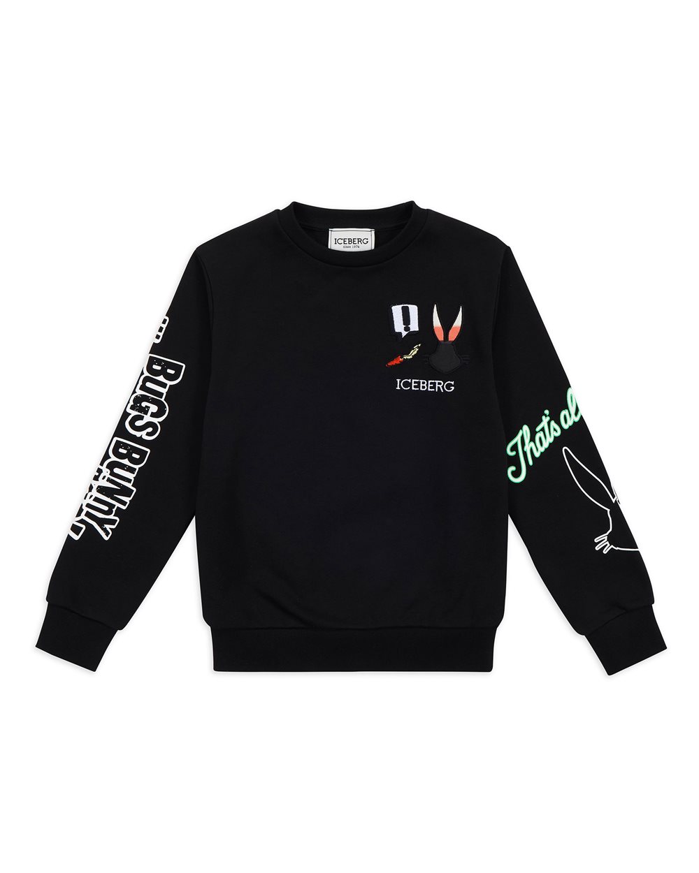 Sweatshirt with cartoon graphics - ( SECONDO STEP IT) PROMO UP TO 40%  | Iceberg - Official Website