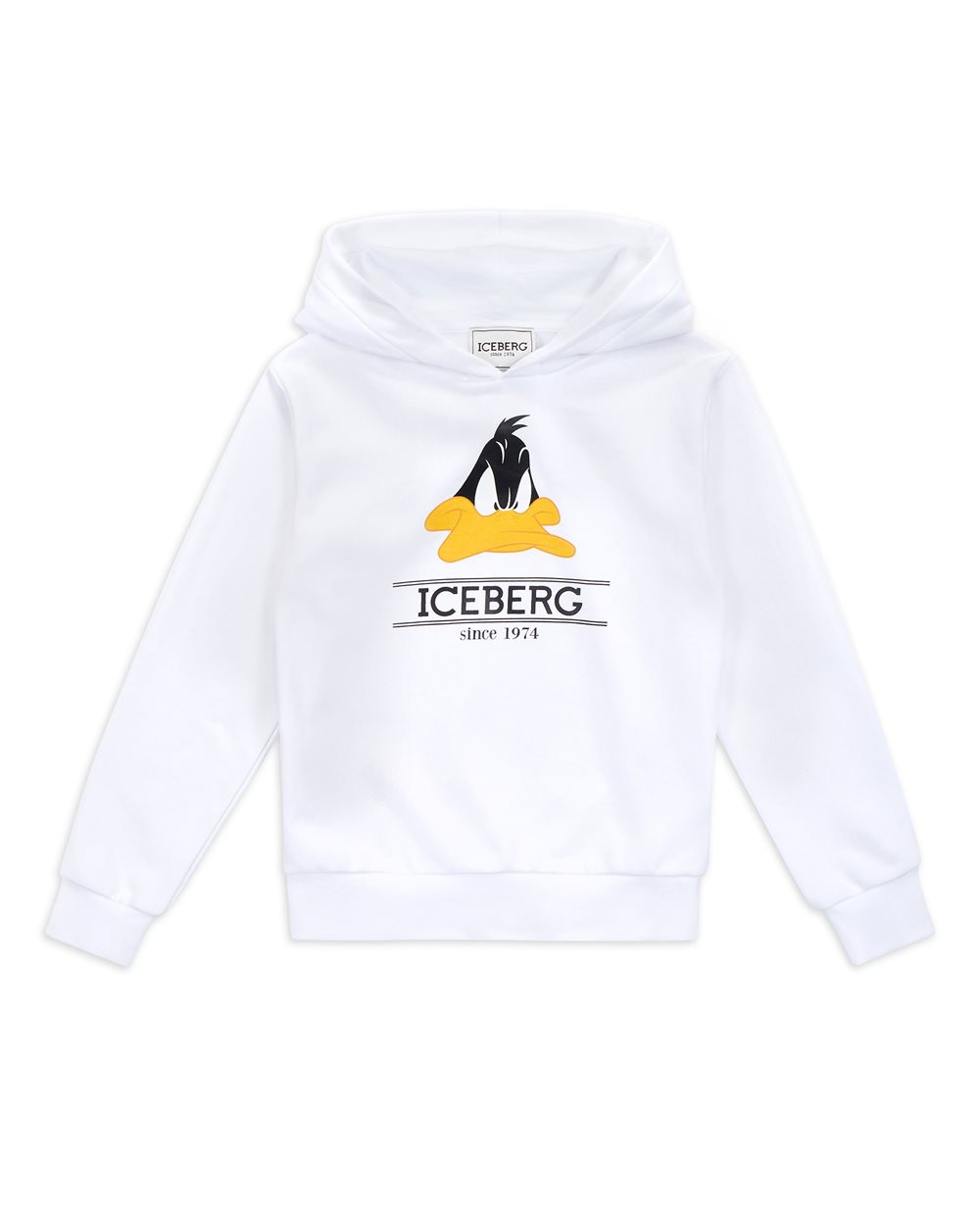 Hoodie with cartoon graphics and logo - Boy | Iceberg - Official Website