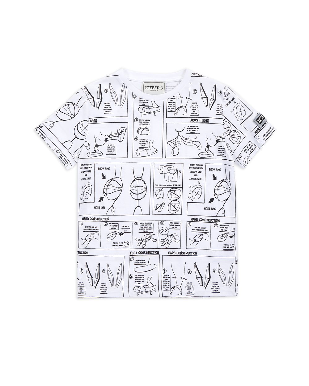 T-shirt with cartoon graphics - Boy | Iceberg - Official Website