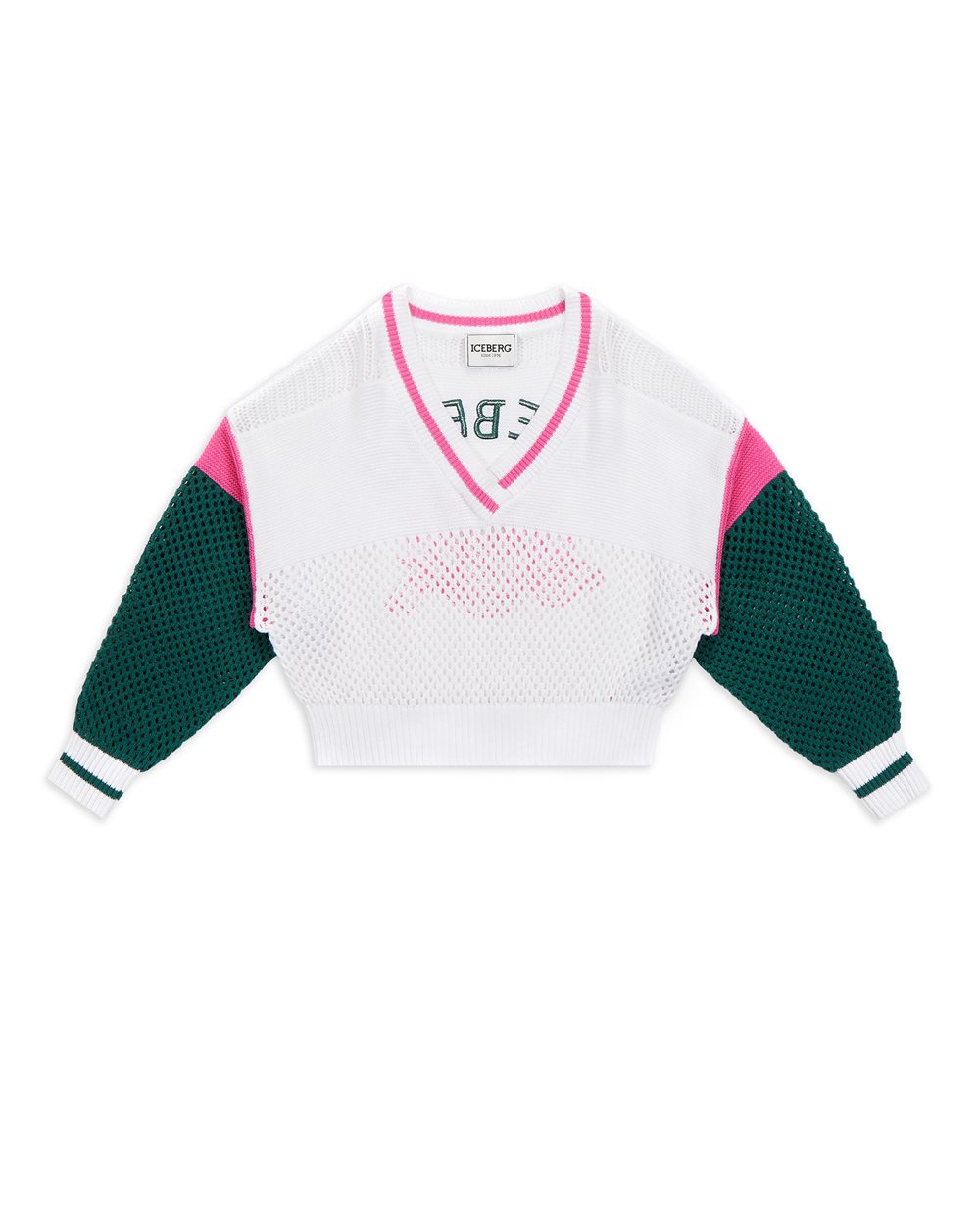 Pullover with logo - Girl | Iceberg - Official Website