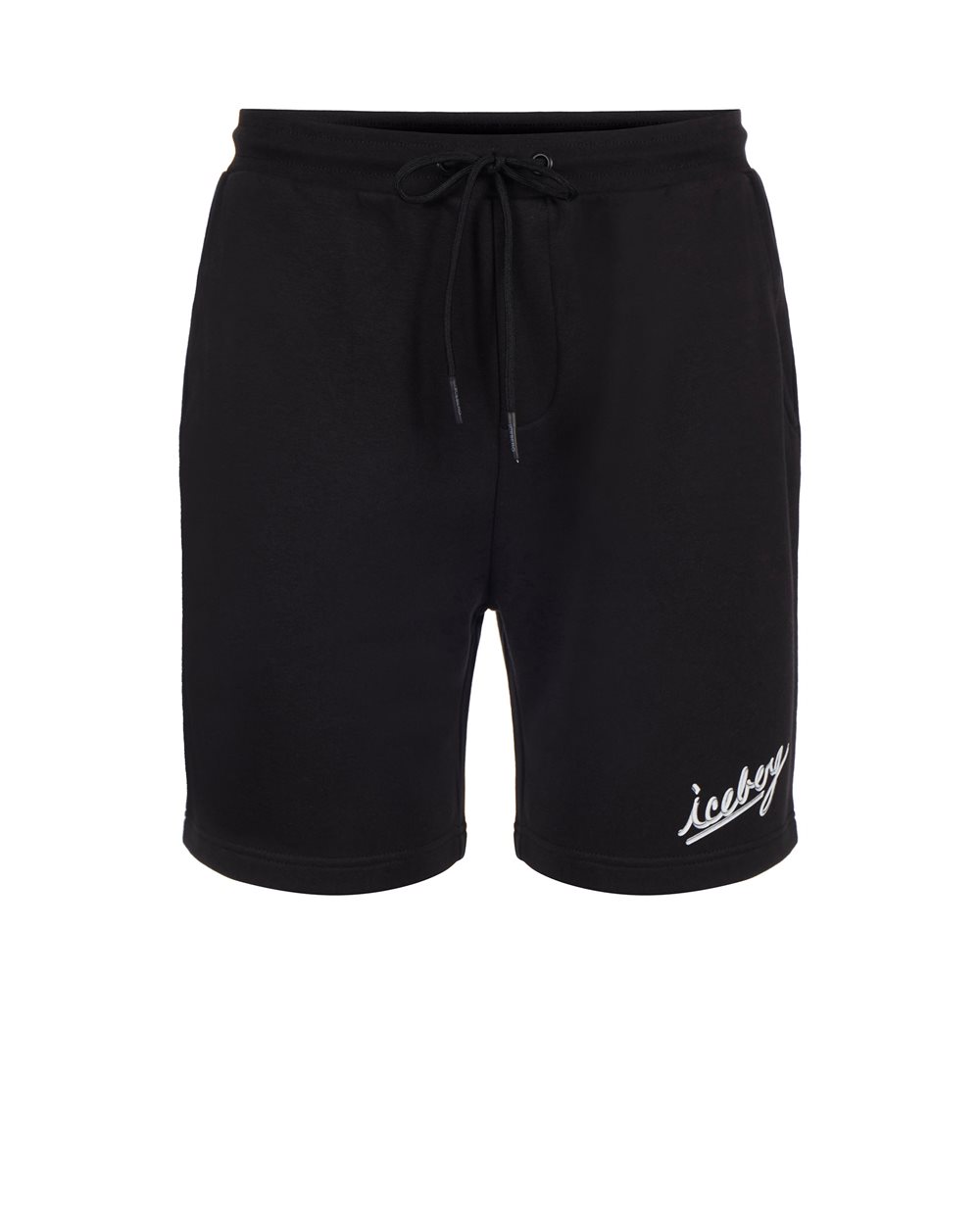 Bermuda shorts with logo - Trousers | Iceberg - Official Website
