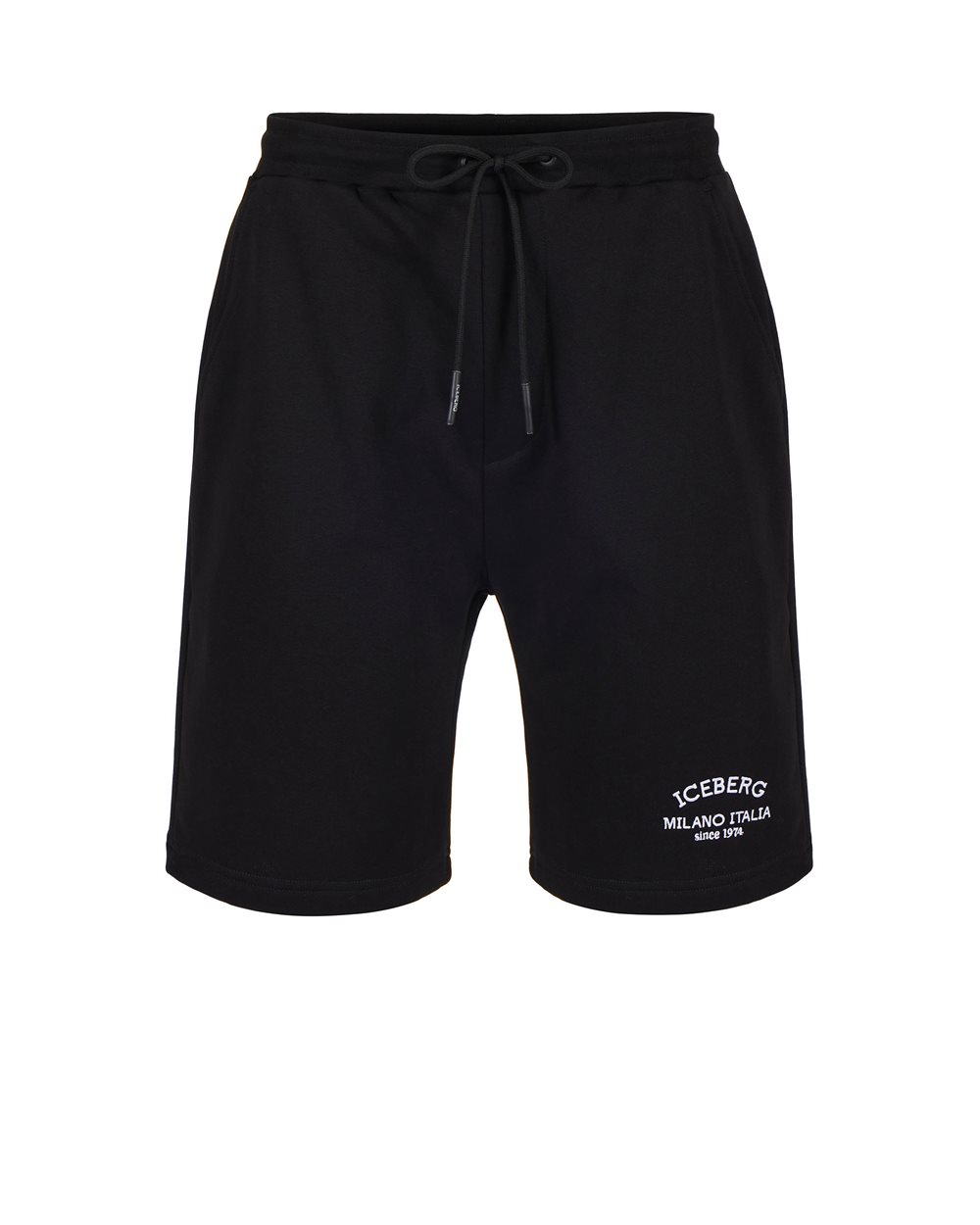 Bermuda shorts with logo - Trousers | Iceberg - Official Website