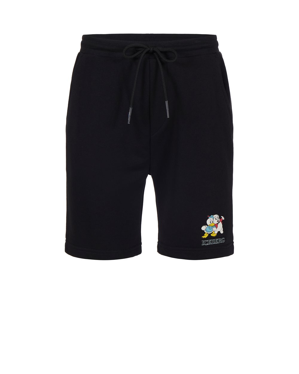 Bermuda shorts with cartoon logo and graphics - VAMEE SELECTION | Iceberg - Official Website