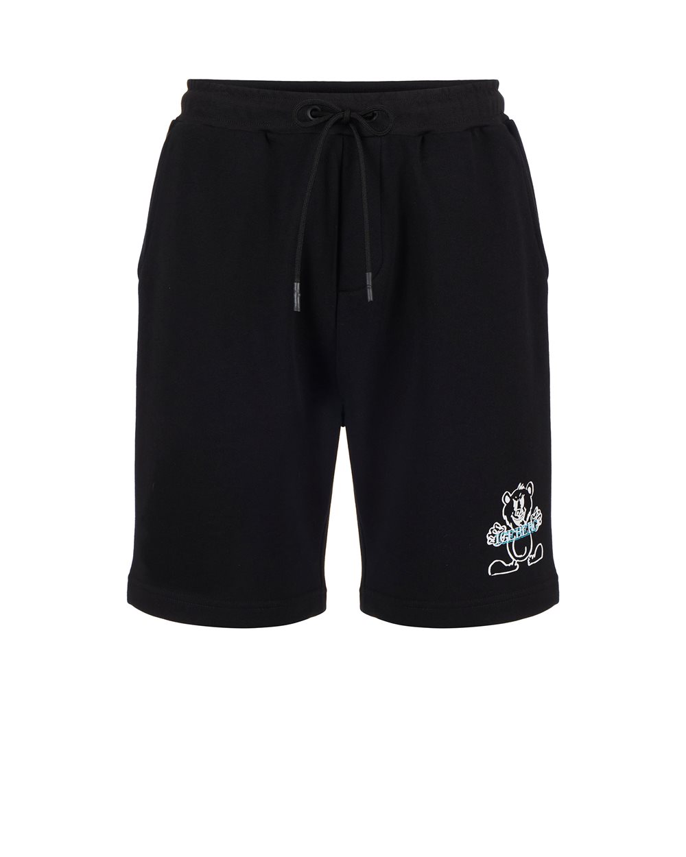 Bermuda shorts with cartoon logo and graphics - Man | Iceberg - Official Website