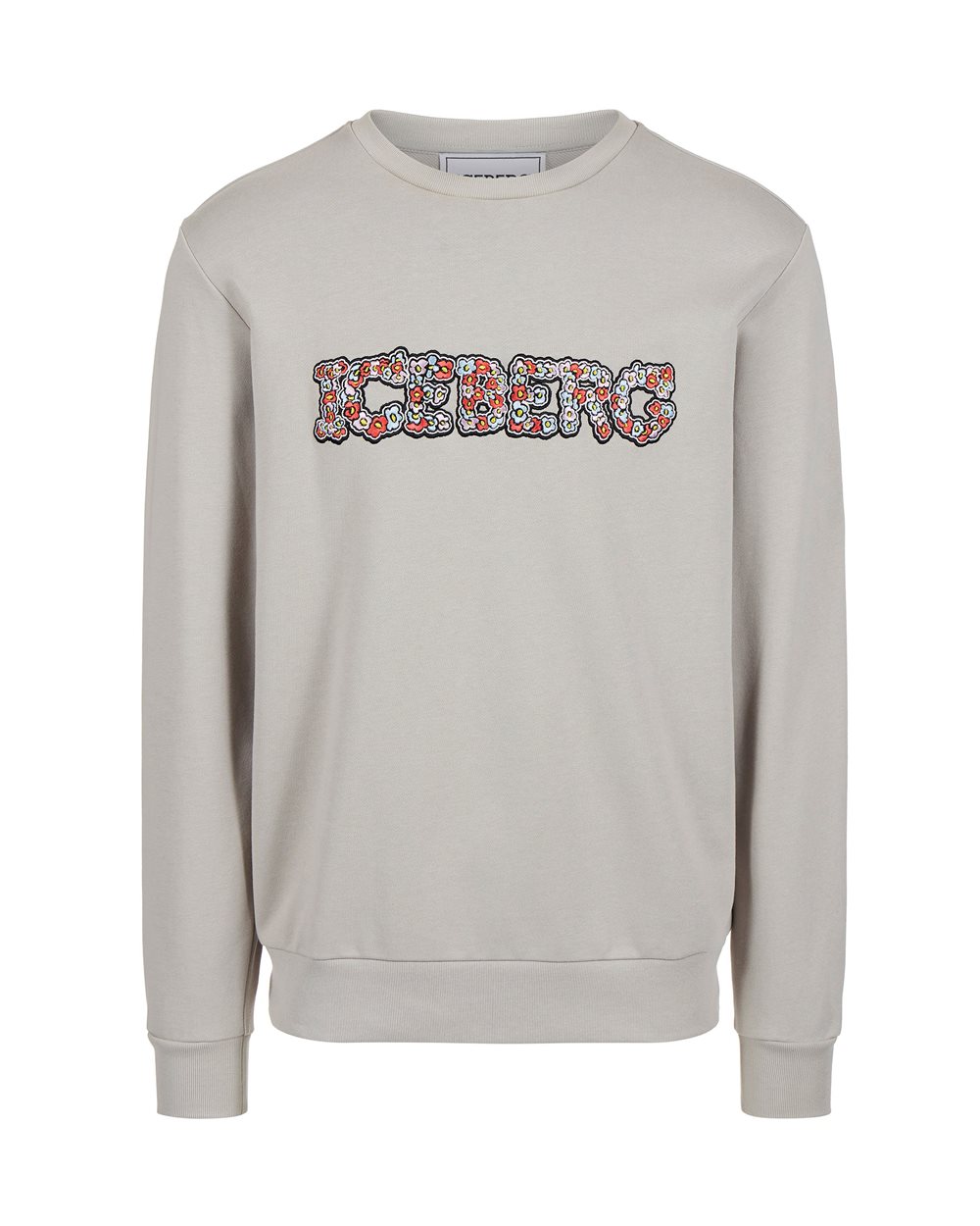 Sweatshirt with floral logo | Iceberg - Official Website