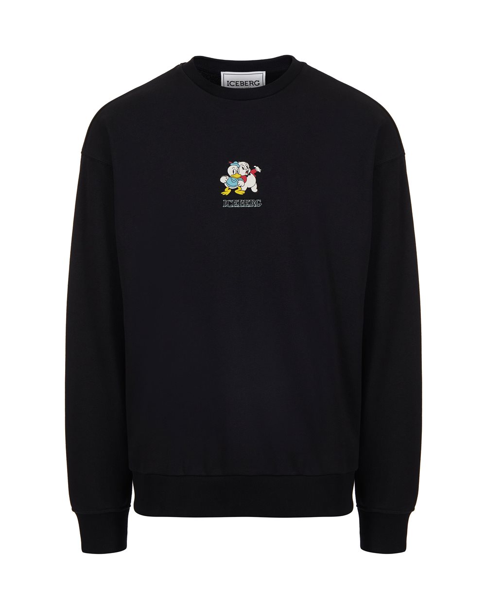Sweatshirt with logo and cartoon graphics - Sweatshirts | Iceberg - Official Website
